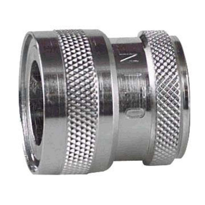 Straight Hose Coupling 1/2in Coupler to Threaded, 1/2 in BSP Female, Stainless Steel