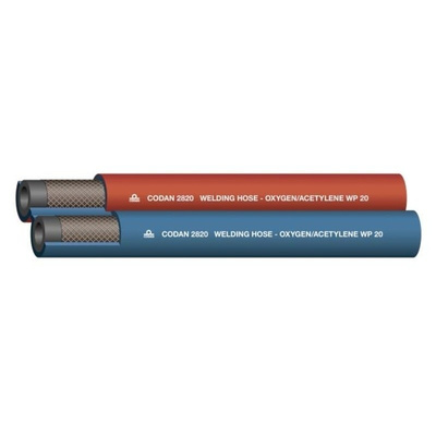 RS PRO 25m Long Hose Pipe, Applications Acetylene Gas, 8mm Inner Diam.