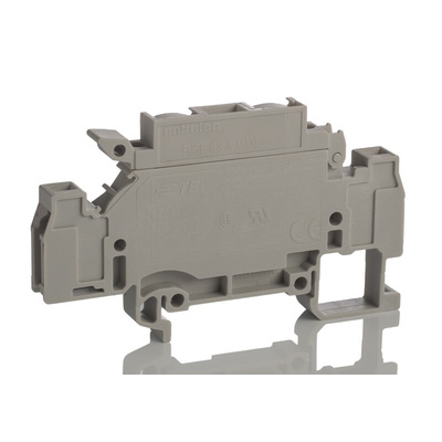 Entrelec D Series Grey Fused DIN Rail Terminal, 1.5mm², Screw Termination, Fused