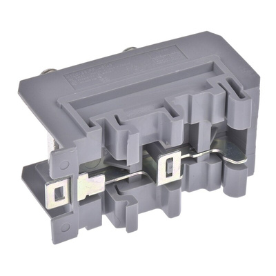 Entrelec SNA Series Grey DIN Rail Terminal Block, 70mm², Single-Level, Bolt Termination