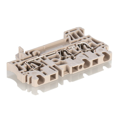 Weidmuller ZDU Series Brown Feed Through Terminal Block, 2.5mm², Single-Level, Clamp Termination