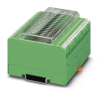 Phoenix Contact EMG 90-DIO 32M/LP Series Green Modular Terminal Block, 0.2 → 4mm², Screw Termination