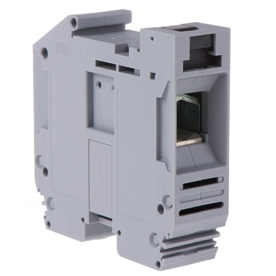 Entrelec SNA Series Grey DIN Rail Terminal Block, 70mm², Single-Level, Screw Termination