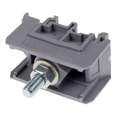 Entrelec SNA Series Grey Stud Terminal, 50mm², Single-Level, Bolt Termination