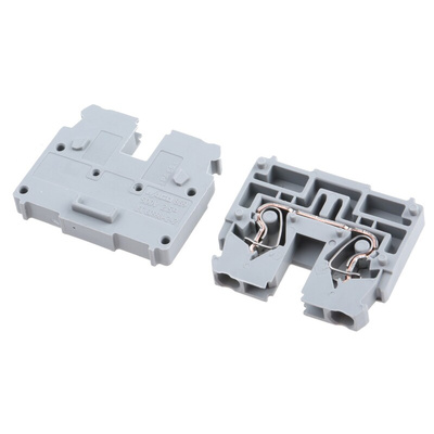 Wago 869 Series Grey Modular Terminal Block, 2.5mm², Single-Level, Cage Clamp Termination