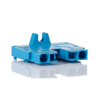 Wago 869 Series Blue DIN Rail Terminal Block, 2.5mm², Single-Level, Cage Clamp Termination, ATEX, IECEx