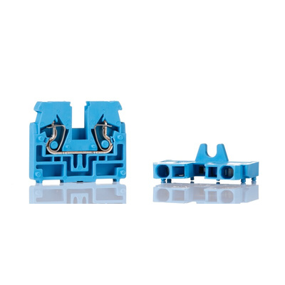 Wago 869 Series Blue DIN Rail Terminal Block, 2.5mm², Single-Level, Cage Clamp Termination, ATEX, IECEx