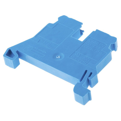 Wago 870 Series Blue Feed Through Terminal Block, 2.5mm², Single-Level, Cage Clamp Termination, ATEX, IECEx