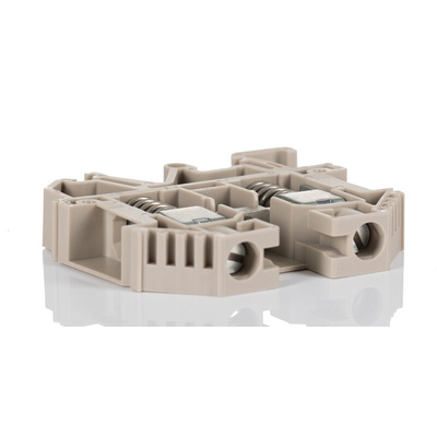 Weidmuller WDU Series Brown Feed Through Terminal Block, 10mm², Single-Level, Screw Termination, ATEX, IECEx