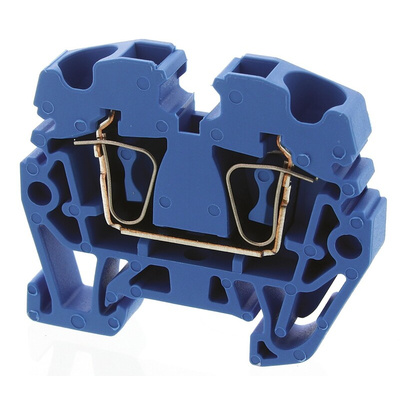 Weidmuller ZDUA Series Blue DIN Rail Terminal Block, 2.5mm², Single-Level