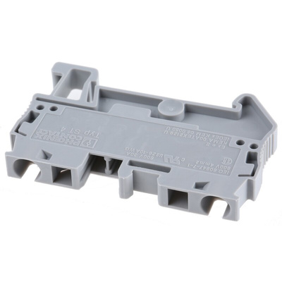 Phoenix Contact ST 4 Series Grey DIN Rail Terminal Block, 0.2 → 6mm², Single-Level, Spring Clamp Termination