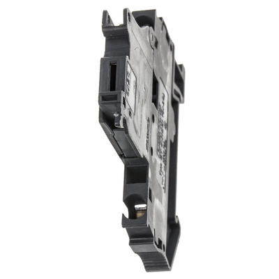 Phoenix Contact ST 4-HESI (5X20) Series Black Fused DIN Rail Terminal, 4mm², Single-Level, Spring Clamp Termination,