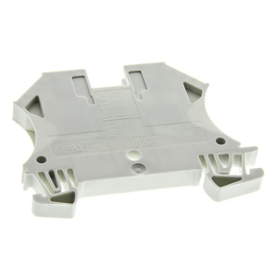 Weidmuller WDU Series White Standard Din Rail Terminal, 4mm², Single-Level, Screw Termination, ATEX