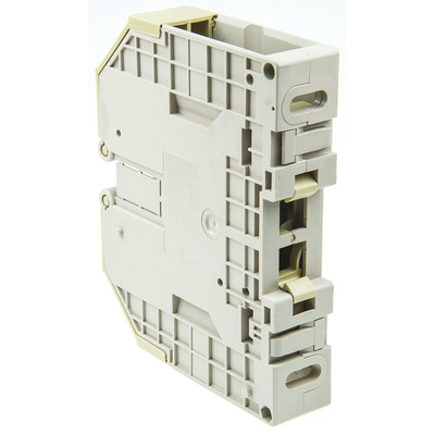 Weidmuller WDU Series Brown Feed Through Terminal Block, 95mm², Single-Level, Screw Termination, ATEX