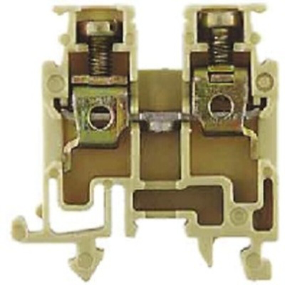 Weidmuller AKZ Series Blue DIN Rail Terminal Block, 1.5mm², Single-Level, Screw Termination