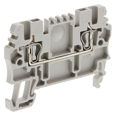 Weidmuller ZDU Series Brown Standard Din Rail Terminal, 1.5mm², Single-Level, Clamp Termination