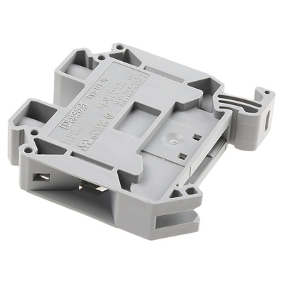 Phoenix Contact UT 16 Series Grey Feed Through Terminal Block, 1.5 → 25mm², Single-Level, Screw Termination, ATEX