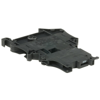 Phoenix Contact UT Series Black Fused DIN Rail Terminal, 0.14 → 4mm², Single-Level, Screw Termination, Fused,