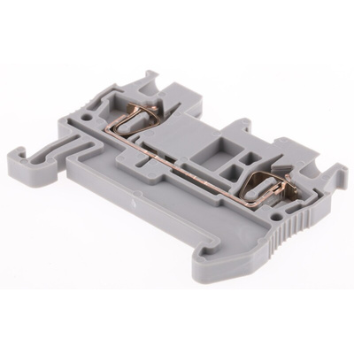Phoenix Contact ST 1.5 Series Grey Feed Through Terminal Block, 0.08 → 1.5mm², Single-Level, Spring Clamp