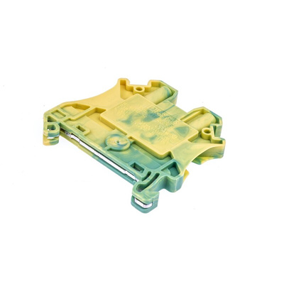 Phoenix Contact UT 2.5-PE Series Green/Yellow Earth Terminal Block, 0.14 → 4mm², Single-Level, Screw