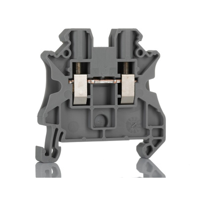 Phoenix Contact UT 4 Series Grey Feed Through Terminal Block, 0.14 → 4mm², Single-Level, Screw Termination, ATEX