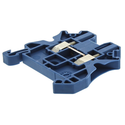 Phoenix Contact UT 2.5 BU Series Blue Feed Through Terminal Block, 0.14 → 4mm², Single-Level, Screw Termination,