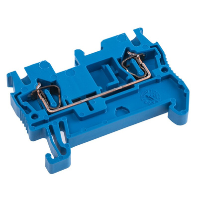 Phoenix Contact ST 2.5 BU Series Blue Feed Through Terminal Block, 0.08 → 4mm²