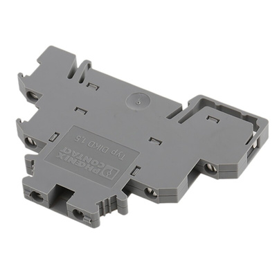 Phoenix Contact DIKD 1.5 Series Grey DIN Rail Terminal Block, Triple-Level, Screw Termination