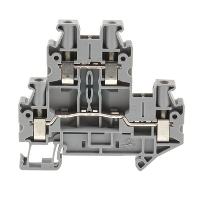 Phoenix Contact UTTB Clipline Series Grey Double Level Terminal Block, 0.14 → 6mm², Double-Level, Screw