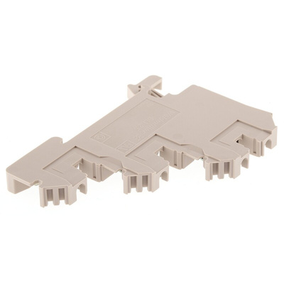 Weidmuller DLI Series Beige DIN Rail Terminal Block, Triple-Level, Screw Termination