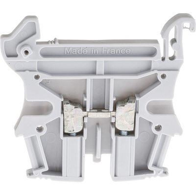 Legrand 371 Series Grey DIN Rail Terminal Block, 2.5mm², Single-Level, Screw Termination