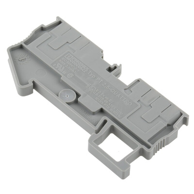 Phoenix Contact PT 2.5-QUATTRO Series Grey Feed Through Terminal Block, 0.14 → 4mm², Single-Level, Push In