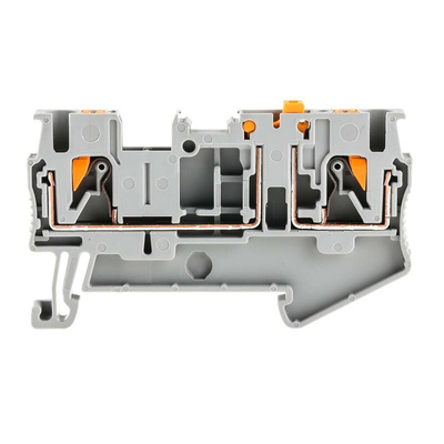 Phoenix Contact PT 2.5-MT Series Grey Knife Disconnect Terminal Block, 0.14 → 4mm², Single-Level, Push In