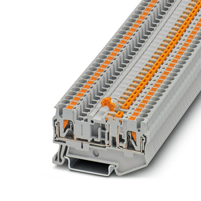 Phoenix Contact PT 2.5-MT Series Grey Knife Disconnect Terminal Block, 0.14 → 4mm², Single-Level, Push In
