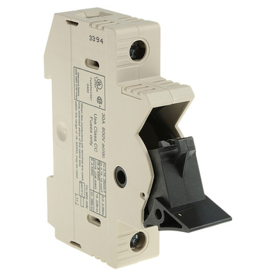 Weidmuller W Series Brown Fused DIN Rail Terminal, Single-Level, Screw Termination