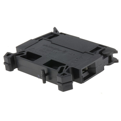 Weidmuller W Series Black Fused DIN Rail Terminal, 4mm², Single-Level, Screw Termination, Fused