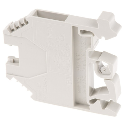 Wieland WK Series Grey Feed Through Terminal Block, Single-Level, Screw Termination