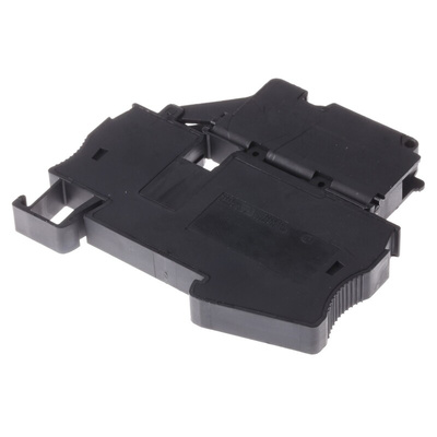 Phoenix Contact Black Fused DIN Rail Terminal, 1-Level, Spring Clamp Termination, Fused