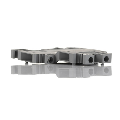 Phoenix Contact UKK 5-DIO/U-O Series Grey DIN Rail Terminal Block, 0.2 → 4mm², Double-Level