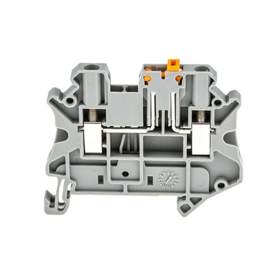 Phoenix Contact UT 2.5-MT Series Grey Knife Disconnect Terminal Block, 2.5mm², Single-Level, Screw Termination