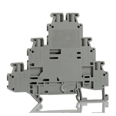 Phoenix Contact UT 2.5-3PV Series DIN Rail Terminal Block