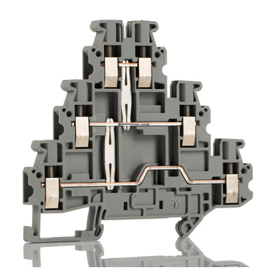 Phoenix Contact UT 2.5-3PV Series DIN Rail Terminal Block