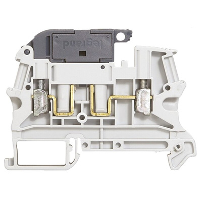 Legrand 371 Series Grey Disconnect Terminal Block, Screw Termination