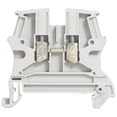 Legrand Viking 3 Series Grey DIN Rail Terminal Block, Single-Level, Screw Termination