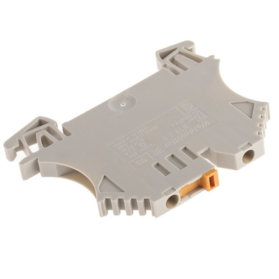 Weidmuller W Series Beige Disconnect Terminal Block, 2.5mm², Single-Level, Screw Termination