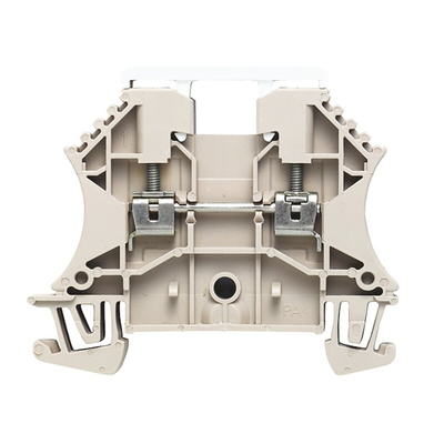 Weidmuller W Series Dark Beige Thermoelectric Voltage Terminal Block Pair, 2.5mm², Single-Level, Screw Termination