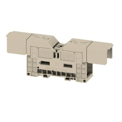 Weidmuller WFF Series Dark Beige DIN Rail Terminal Block, 6 → 150mm², Single-Level, Bolt Termination
