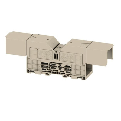 Weidmuller WFF Series Dark Beige DIN Rail Terminal Block, 25 → 240mm², Single-Level, Bolt Termination