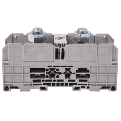 Weidmuller WFF Series Dark Beige DIN Rail Terminal Block, 25 → 240mm², Single-Level, Bolt Termination