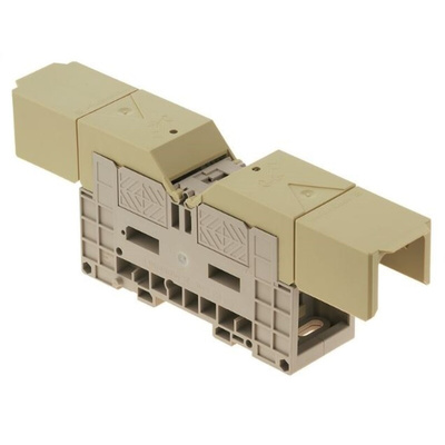 Weidmuller WFF Series Dark Beige DIN Rail Terminal Block, 25 → 240mm², Single-Level, Bolt Termination